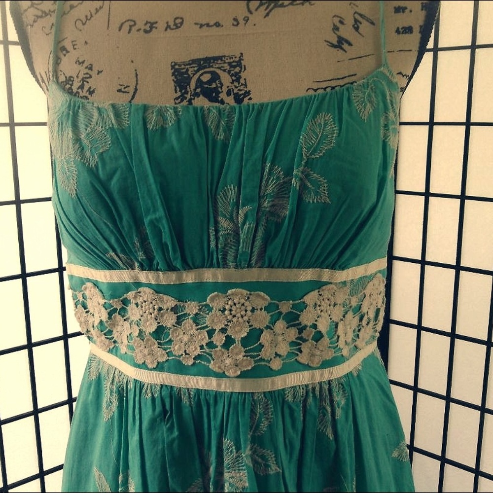 B Darlin spaghetti strap cotton sundress
